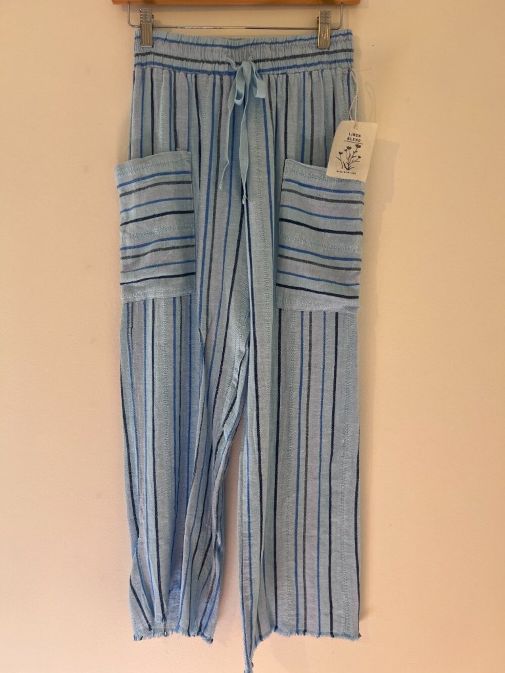 NWT Indigo Rein Small Linen Blend Pants